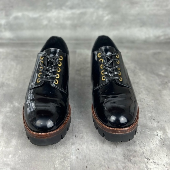 Jeffrey Campbell Trevor Oxford Patent Leather Shoe Size 8 - Picture 3 of 9
